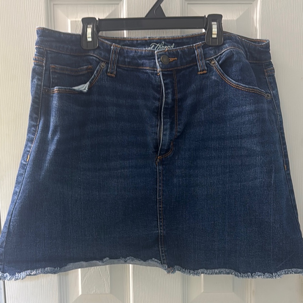 Universal Thread Denim Mini Skirt - Blue
